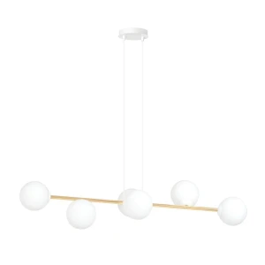 Lampa wisząca GRAVITY 6 WH GOLD 1242/6 Emibig