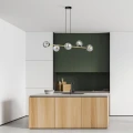 Lampa wisząca GRAVITY 6 BL GRAFIT 1237/6 Emibig