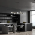 Lampa wisząca GRAVITY 6 BL GRAFIT 1237/6 Emibig