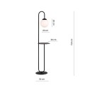 Lampa stojąca BARI LP1 BL 1235/LP2 Emibig