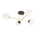 Lampa sufitowa  MAGNUM 4 BL OPAL 1233/4 Emibig