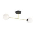 Lampa sufitowa  MAGNUM 2 BL OPAL 1233/2 Emibig