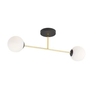 Lampa sufitowa  MAGNUM 2 BL OPAL 1233/2 Emibig