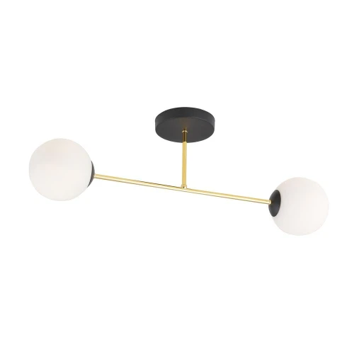 Lampa sufitowa  MAGNUM 2 BL OPAL 1233/2 Emibig
