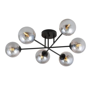 Lampa sufitowa  ROMA 6 BL GRAFIT 1245/6 Emibig