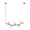 Lampa wisząca RITZ 5 BL TRANSPARENT 1296/5 Emibig