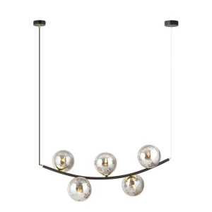 Lampa wisząca RITZ 5 BL GRAFIT 1297/5 Emibig