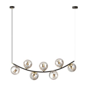 Lampa wisząca RITZ 7 BL GRAFIT 1297/7 Emibig
