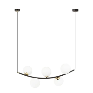 Lampa wisząca RITZ 5 BL OPAL 1298/5 Emibig