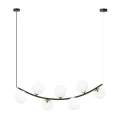 Lampa wisząca RITZ 7 BL OPAL 1298/7 Emibig