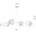Lampa wisząca IDEA 4 WHITE 793/4 EMIBIG