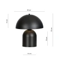 Lampka nocna KAVA LN1 BLACK 1307/LN1 Emibig