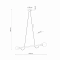 Lampa wisząca HELIX WOOD ORZECH 4948 TK Lighting