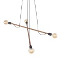 Lampa wisząca HELIX WOOD ORZECH 4949 TK Lighting