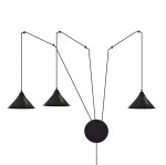 Lampa wisząca ABRAMO 3 BLACK 160/3 EMIBIG