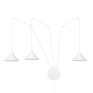 Lampa wisząca ABRAMO 3 WHITE 159/3 EMIBIG