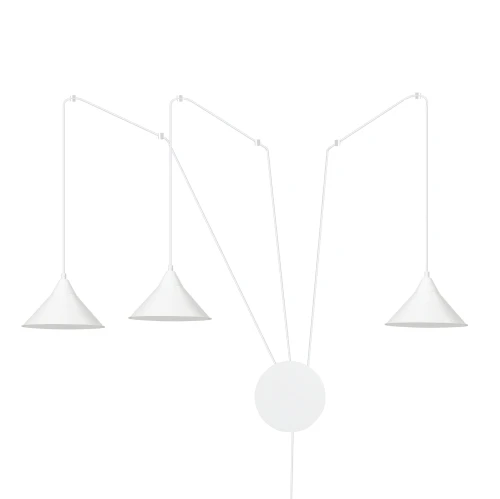 Lampa wisząca ABRAMO 3 WHITE 159/3 EMIBIG
