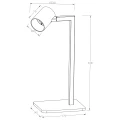 Lampa biurkowa biała Snow LP-731/1T WH Light Prestige