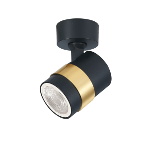 Lampa sufitowa spot Anillo 1 czarny LP-770/1W BK Light Prestige