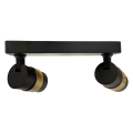 Lampa sufitowa spot Anillo 2 czarny LP-770/2W BK Light Prestige