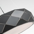 Lampa wisząca Reus czarna o geometrycznym wzorze Light Prestige