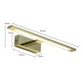Kinkiet ścienny Isla średni 4000K 1xLED złoty IP44 GS-LWB-12W GOLD GS-LWB-12W GOLD Light Prestige