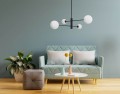 Lampa wisząca czarna DORADO 6 LP-002/6P BK Light Prestige