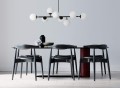Lampa wisząca czarna DORADO 6 LP-002/6P BK Light Prestige