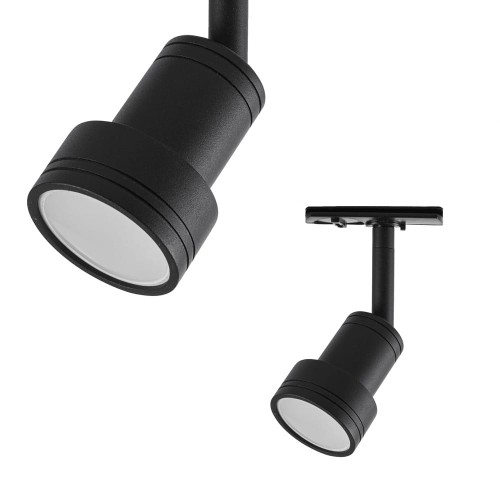 Storm reflektor na szynę czarny Light Prestige