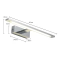 Kinkiet ścienny Isla średni 4000K 1xLED chrom IP44 GS-LWB-12W CH GS-LWB-12W CH Light Prestige