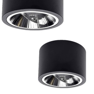 Oprawa natynkowa czarna CAMINO LP-1101/1SM BK Light Prestige