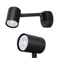 Kinkiet z wysięgnikiem SNOW czarny LP-731/1WL BK Light Prestige