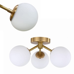 Lampa sufitowa DORADO 3 złota LP-002/3C Light Prestige