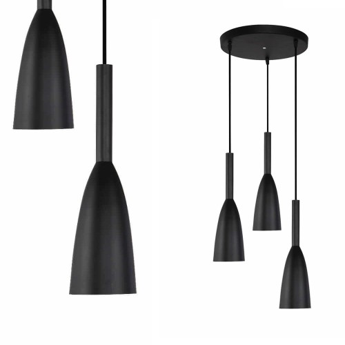 Solin 3 wisząca czarna b Light Prestige