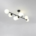 Lampa wisząca czarna DORADO 8 LP-002/8P BK Light Prestige