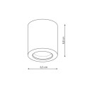 Faro oprawa natynkowa chrom S/M IP65 Light Prestige