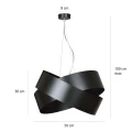 Lampa wisząca VIENO BLACK 512/1 EMIBIG