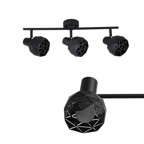 Reus 3 spot czarny Light Prestige