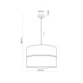 Lampa wisząca sufitowa NICOL 1-punktowa 4799 TK Lighting