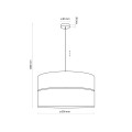 Lampa wisząca sufitowa NICOL 3-punktowa 4798 TK Lighting