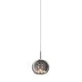 Lampa wisząca CRYSTAL kula o śr. 13cm z wiszącymi kryształkami Zuma Line