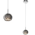 Lampa wisząca CRYSTAL kula o śr. 13cm z wiszącymi kryształkami Zuma Line