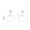 Kinkiet Crystal W0076-01D-F4FZ Zuma Line