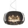 Lampa wisząca CRYSTAL o średnicy 50cm z kryształowymi sopelkami Zuma Line