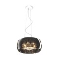 Lampa wisząca CRYSTAL o średnicy 50cm z kryształowymi sopelkami Zuma Line