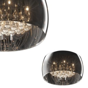 Lampa sufitowa plafon CRYSTAL kolor chrom metal/szkło, 5xG9 IP20 C0076-05L-F4FZ Zuma Line