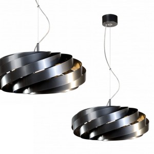 Lampa wisząca VENTO 60 cm antracyt 1136 Zuma Line