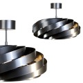 Lampa sufitowa VENTO 60 cm antracyt 1135 Zuma Line