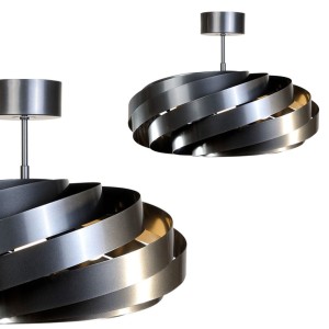 Lampa sufitowa VENTO 60 cm antracyt 1135 Zuma Line