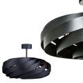 Lampa sufitowa VENTO 60 cm czarna/black 1131 Zuma Line